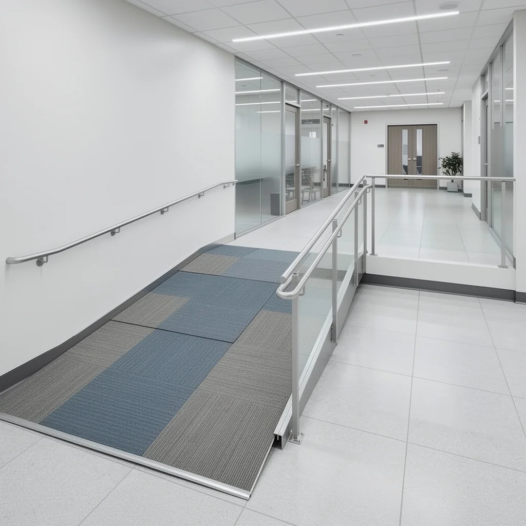 Access flooring ramps and steps installation in Austin
