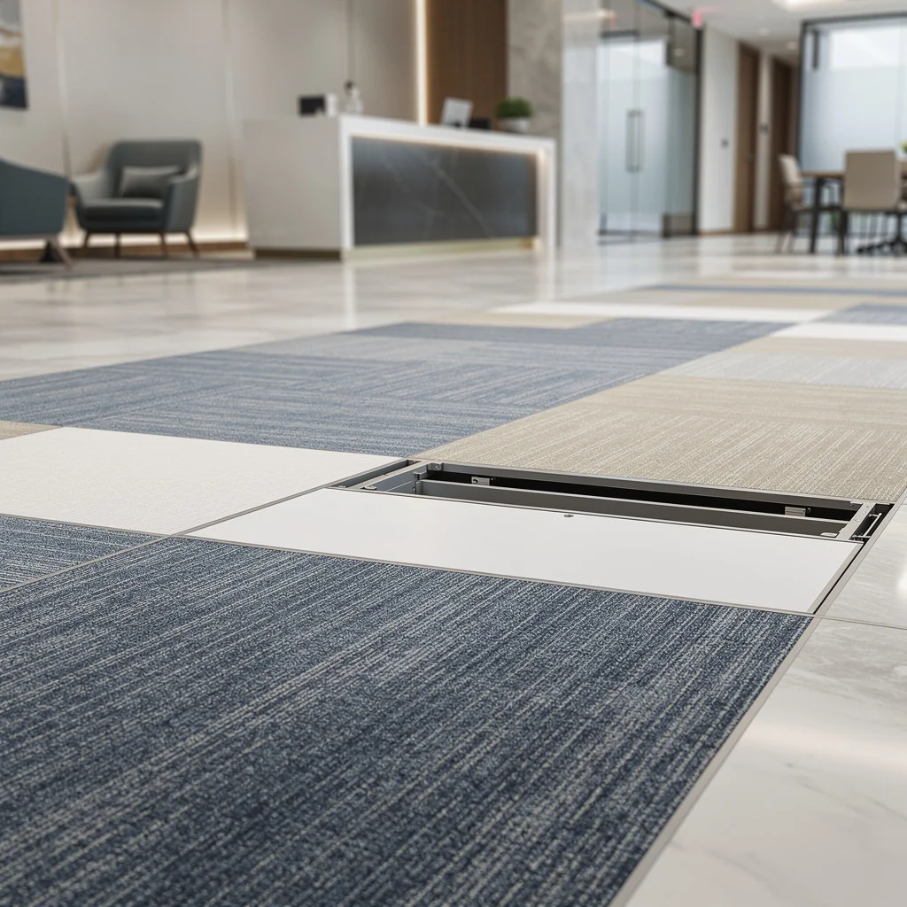 Raised access flooring installation in New Braunfels