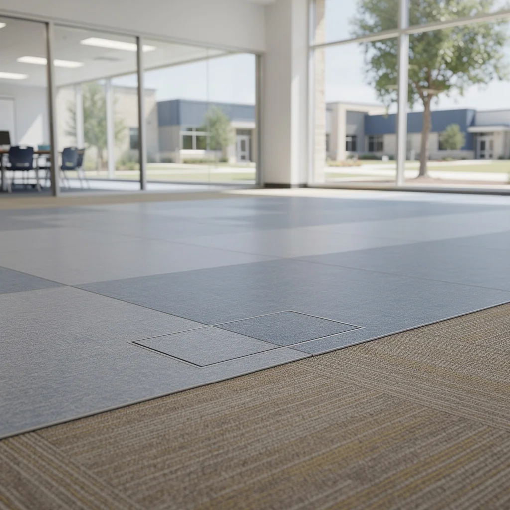 Raised access flooring installation in San Marcos
